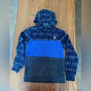 Boys Hurley Geometric Fleece Hoodie